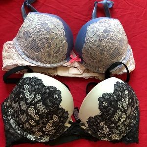 X2 VS DREAM ANGELS PUSH UP BRA 32C